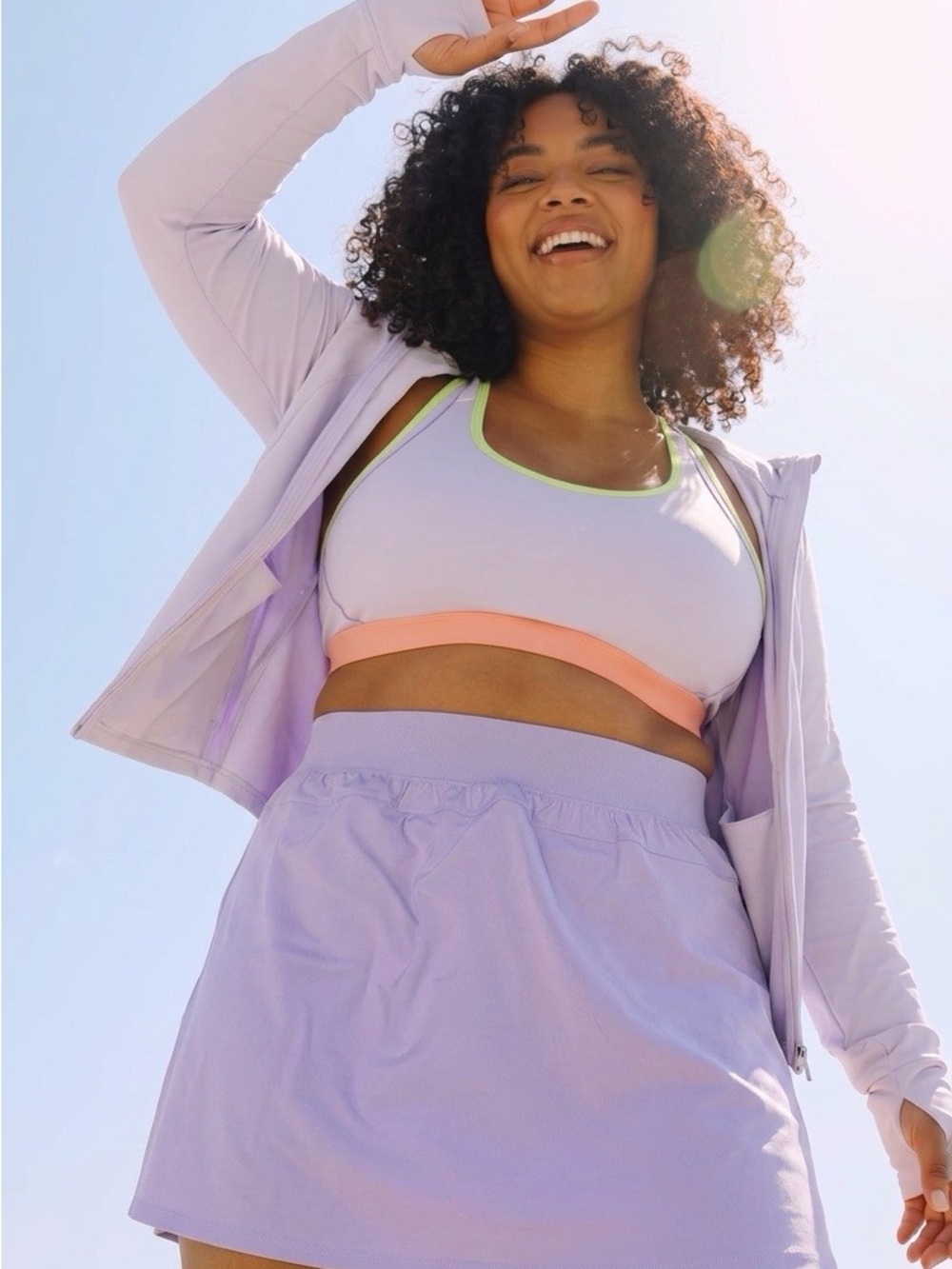 Lilac Active Skort - Livi by Lane Bryant-size via 14/16